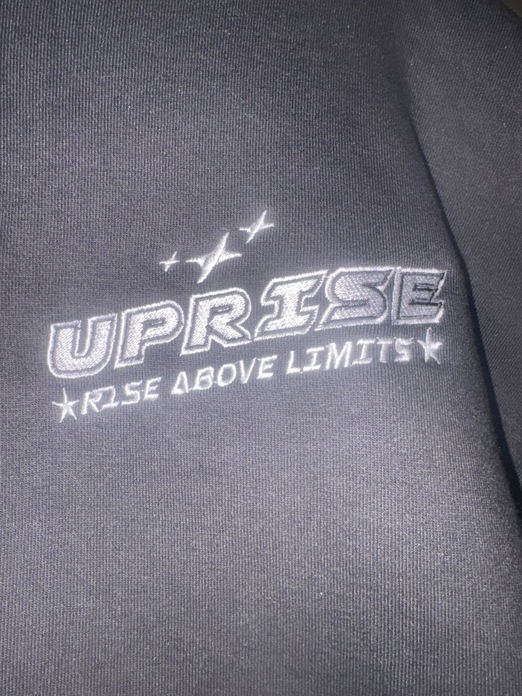 Uprise Flared Tracksuit (Black&Grey)